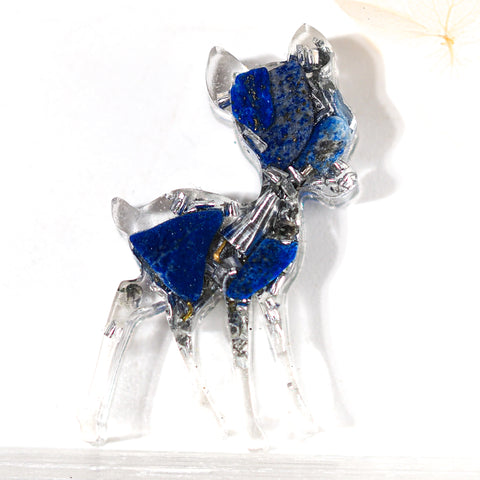 Bambi Shape Orgonite | Lapis Lazuli | Throat Chakra