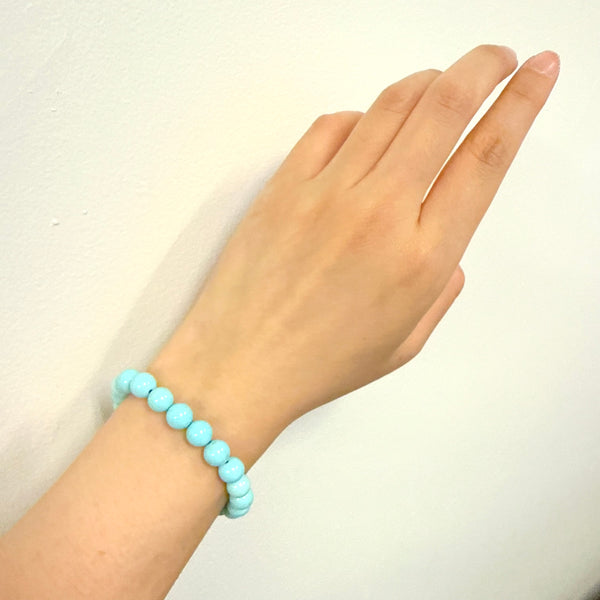Blue Howlite Bracelet 8mm