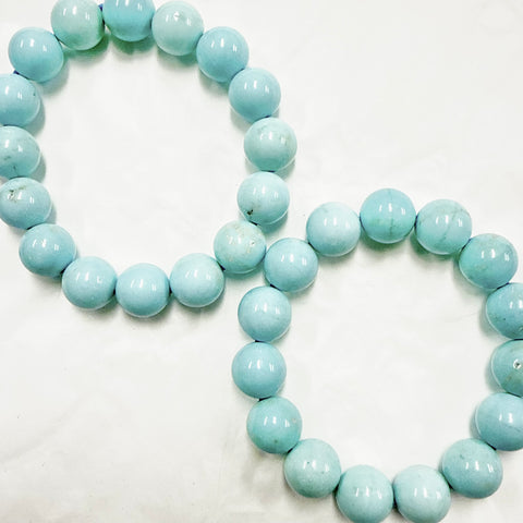 Blue Howlite Bracelet 12mm