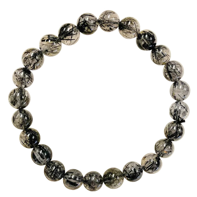 Black Rutile Quartz Bracelet