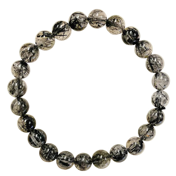 Black Rutile Quartz Bracelet