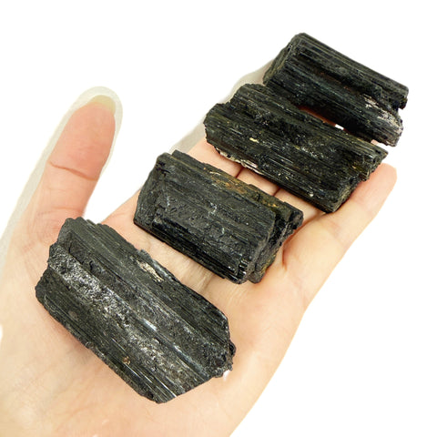 Black Tourmaline Raw - Medium