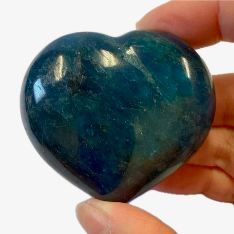 Blue Apatite Heart 2