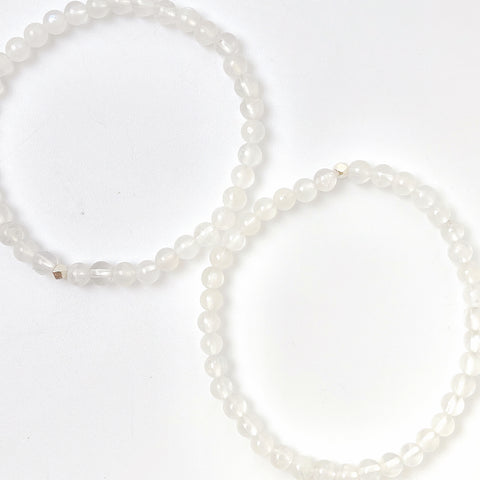 Moonstone Bracelet 4mm