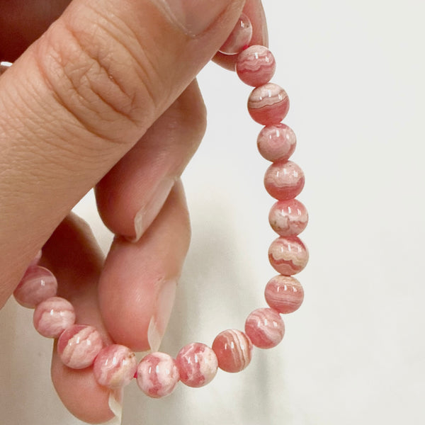 Rhodochrosite Bracelet 6.6mm