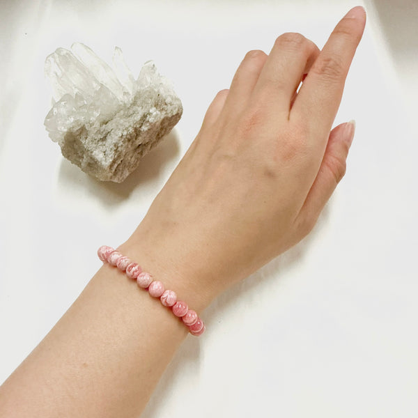 Rhodochrosite Bracelet 6.6mm
