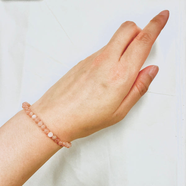 Sunstone 4mm Bracelet