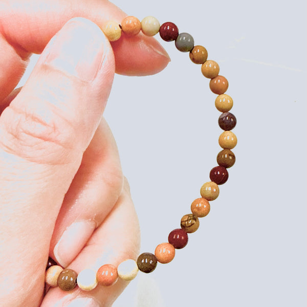 Mookaite Jasper Bracelet 4mm