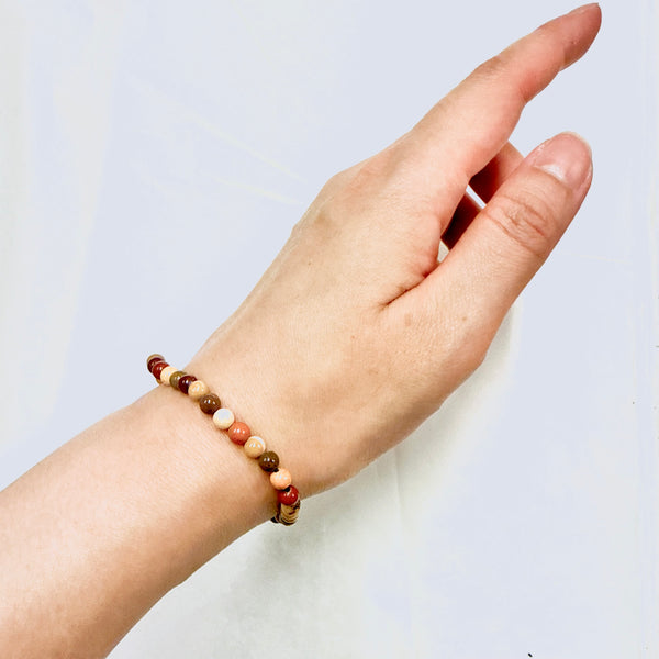 Mookaite Jasper Bracelet 4mm
