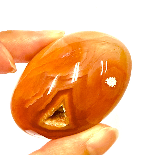 Carnelian Palm Stone