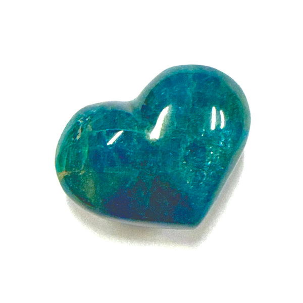 Blue Apatite Heart