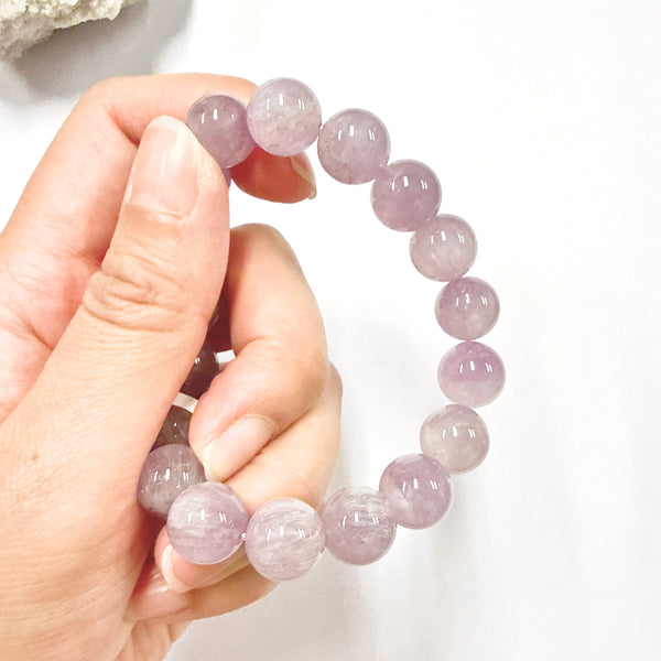 Lavender Amethyst Bracelet 12mm