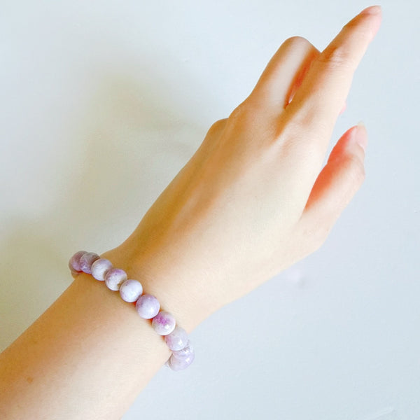 Violet Flame Opal Bracelet 8.5mm (Rare)