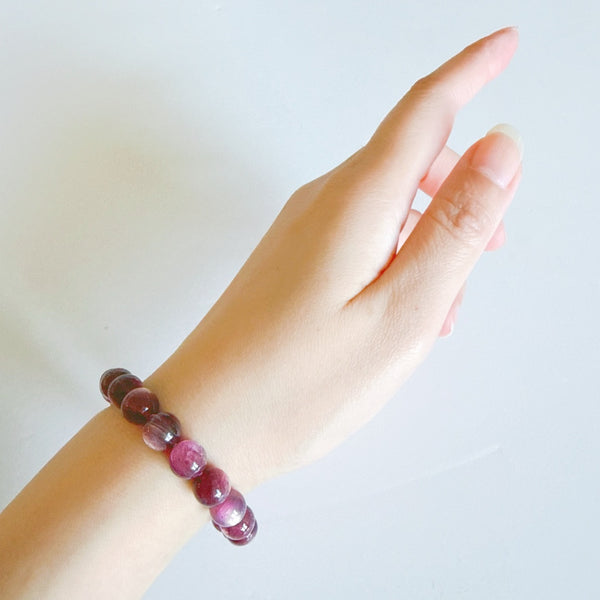 Purple Lepidolite Bracelet 9mm (Rare)