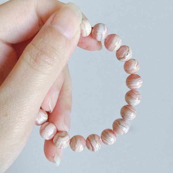 Rhodochrosite Bracelet 9mm