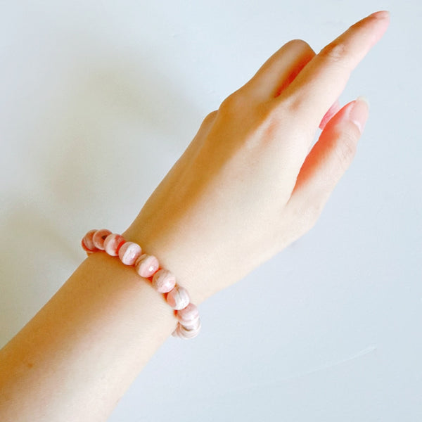 Rhodochrosite Bracelet 9mm