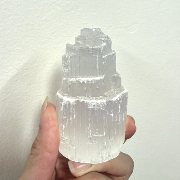 Selenite Tower 8cm