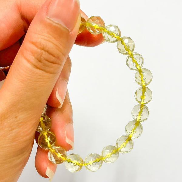 Citrine Faceted Cut Bracelet