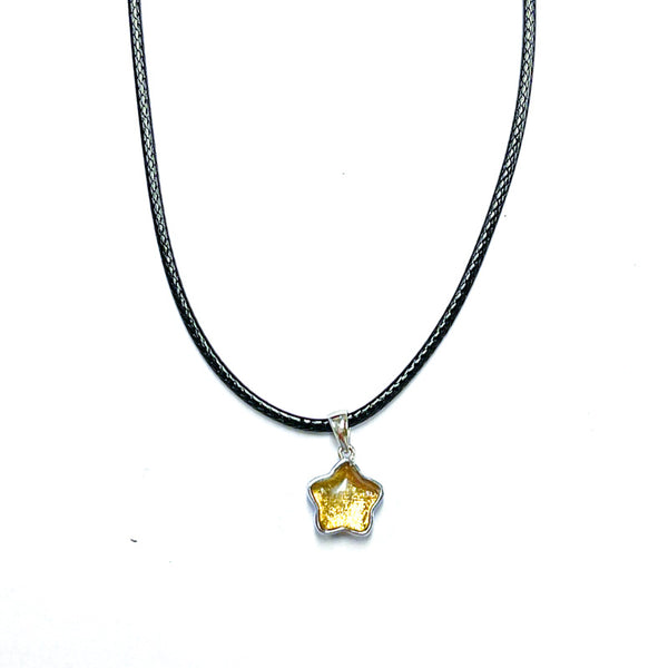 Meteorite Pendant - Star (Gold)
