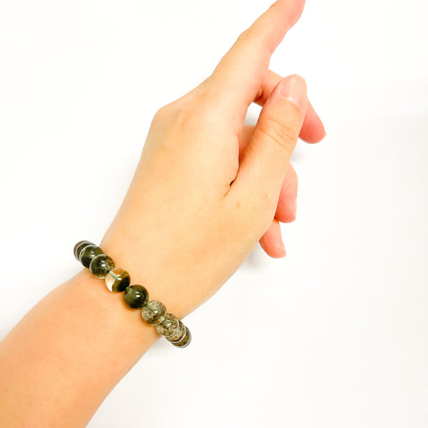 Green Phantom Quartz Bracelet