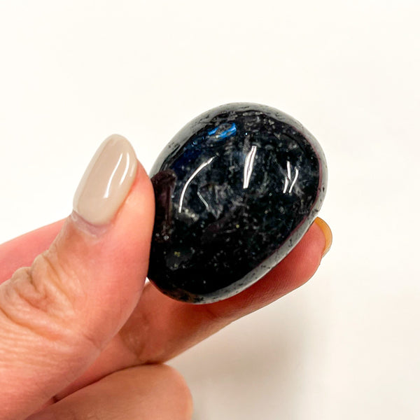 Black Tourmaline Tumbled Stone (Grade A)