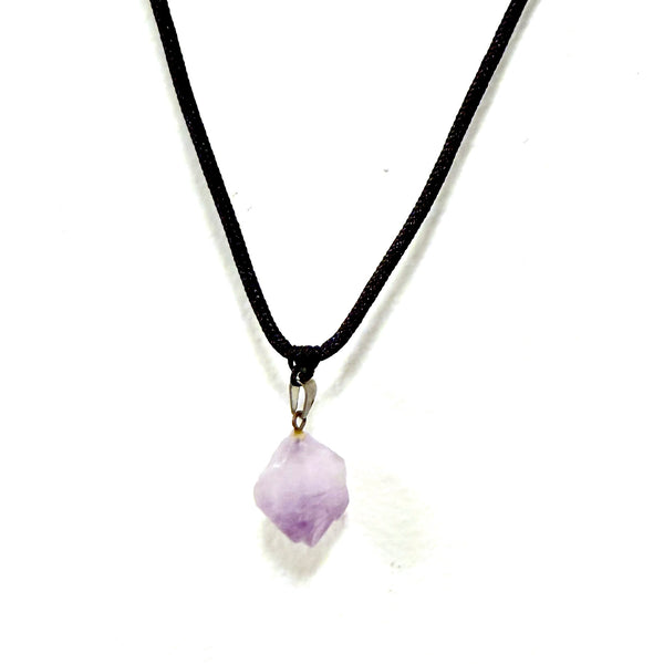 Amethyst Raw Stone Necklace