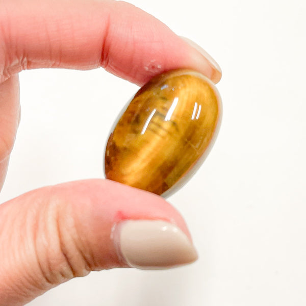 Tiger's Eye Oval Tumbled Stone