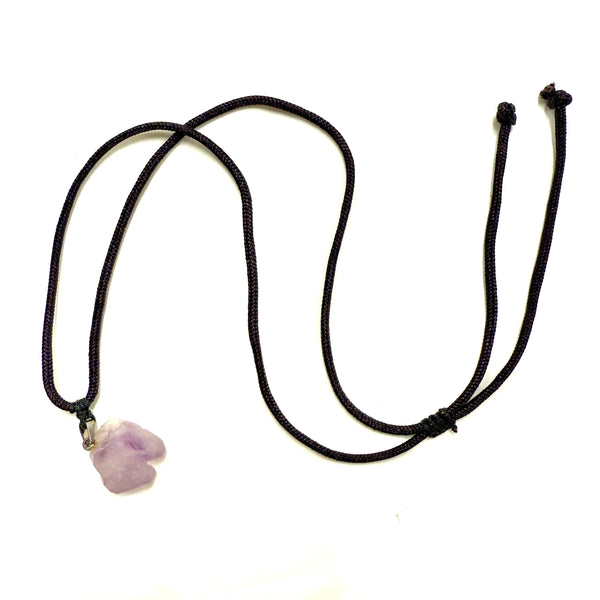 Amethyst Raw Stone Necklace