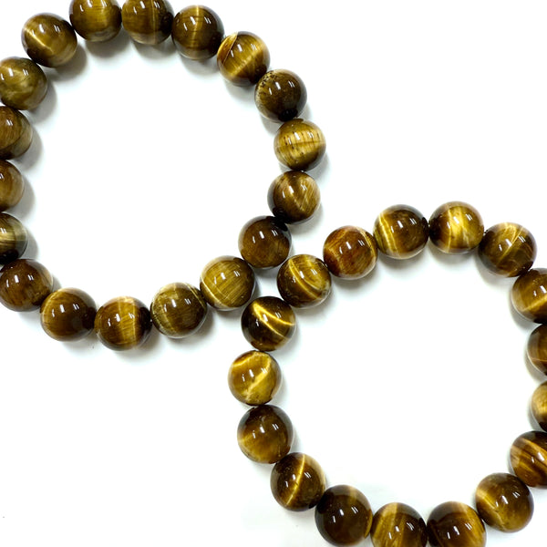 Tigers Eye Bracelet 12mm