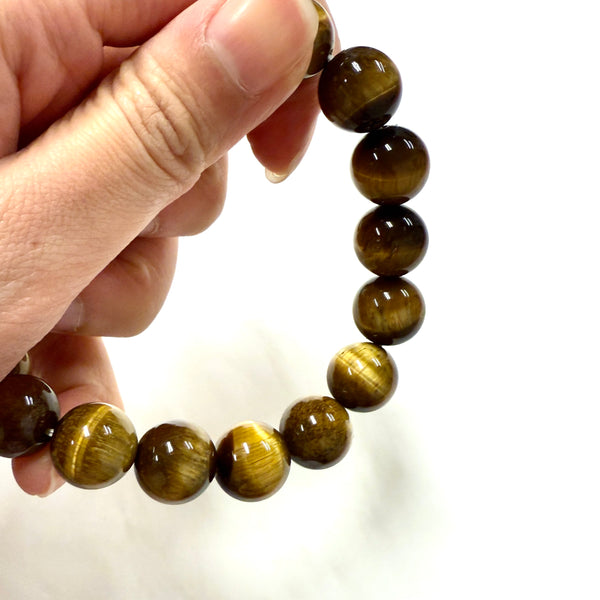 Tigers Eye Bracelet 12mm
