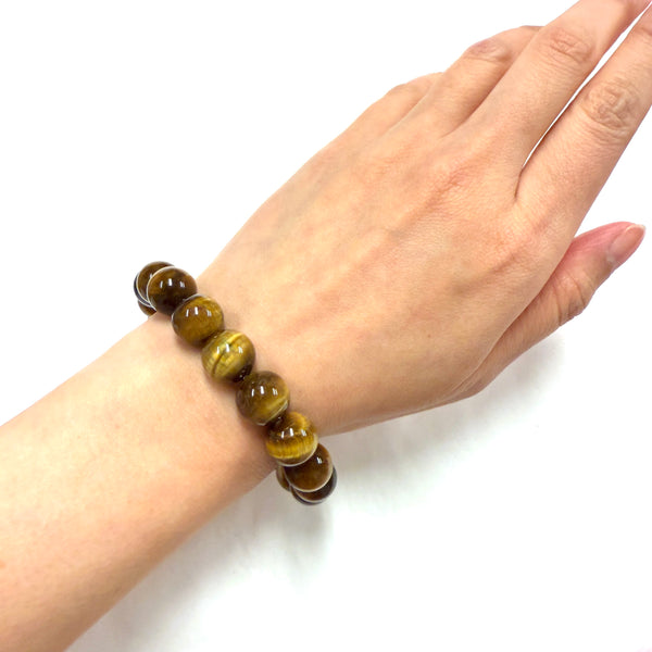 Tigers Eye Bracelet 12mm