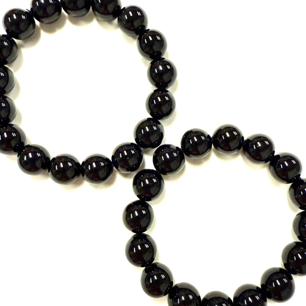 Black Tourmaline Bracelet 12mm