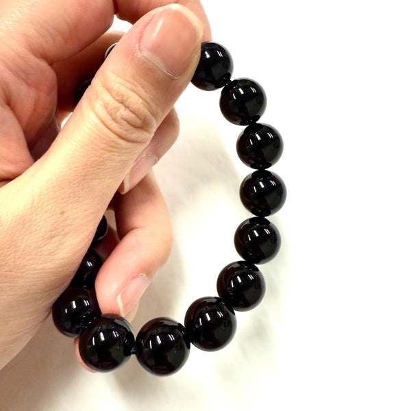 Black Tourmaline Bracelet 12mm