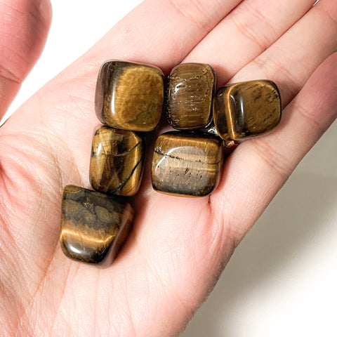 Tiger's Eye Tumbled Stone