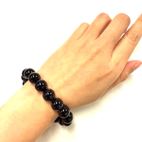 Black Tourmaline Bracelet 12mm