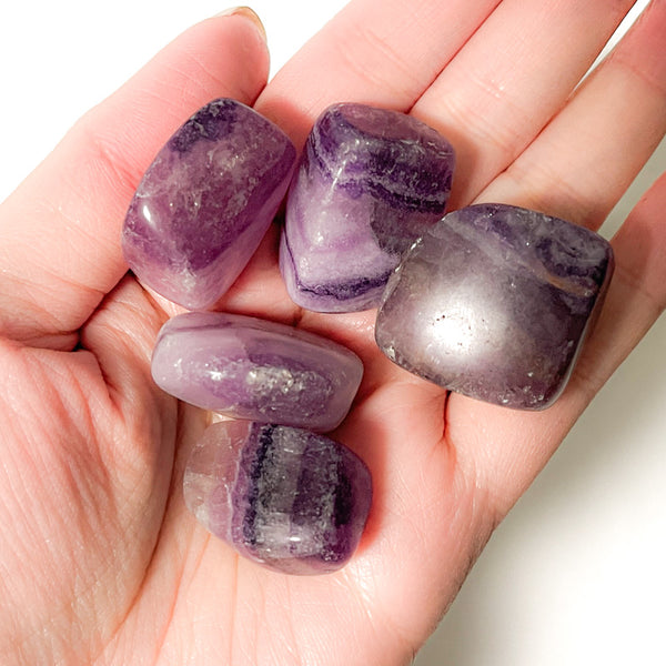 Fluorite Purple Tumbled Stone