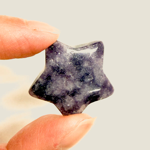 Carnelian, Rose Quartz, Amethyst, Lepidolite Star, Moon, Egg