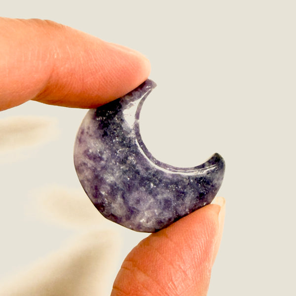 Carnelian, Rose Quartz, Amethyst, Lepidolite Star, Moon, Egg