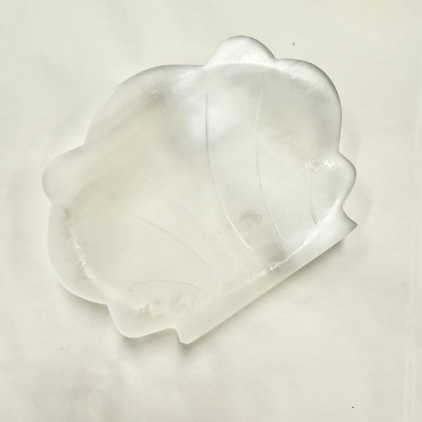 Selenite Seashell Dish Style 2