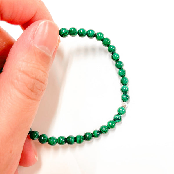 Malachite 4mm Bracelet