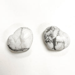 Howlite Heart