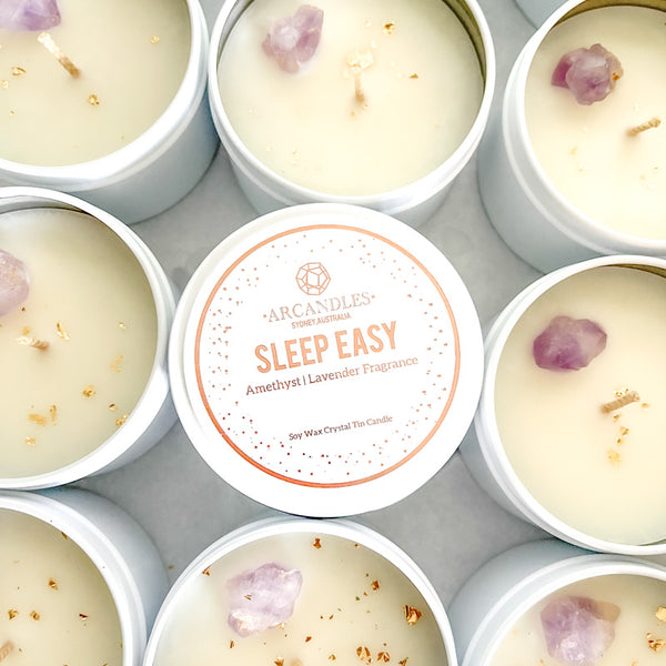 Sleep Easy Tin Candle