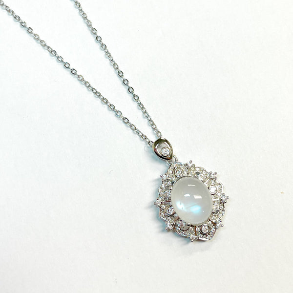 Moonstone Necklace (Oval)