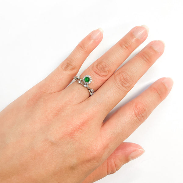 Jade Ring 925 Sterling Silver 69