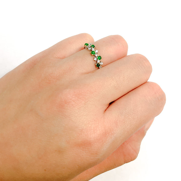 Jade Ring 925 Sterling Silver 98