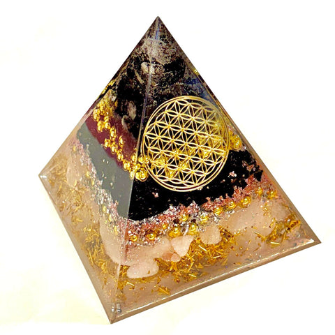 12cm Pyramid Orgonite - The Guardian of the Heart
