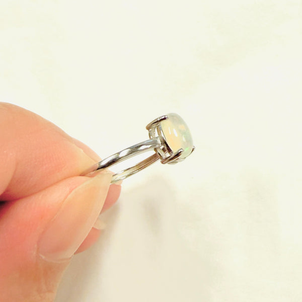 Opal Ring 925 Sterling Silver