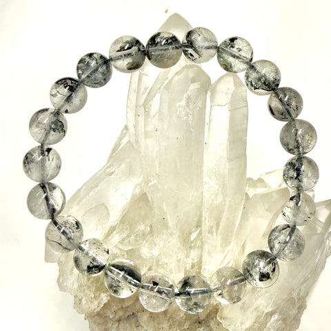 Herkimer Diamond Bracelet 10mm