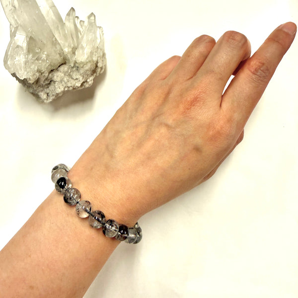 Herkimer Diamond Bracelet 10mm