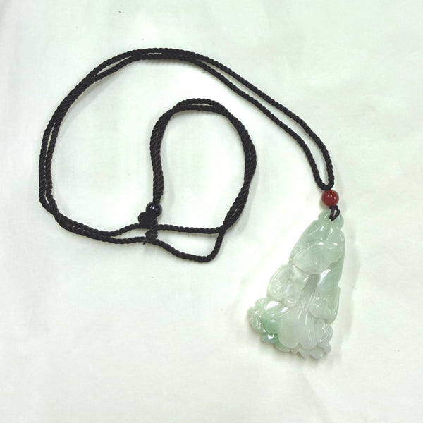 Jade Bok Choy Necklace